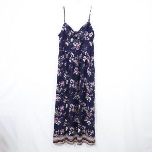 Rewind Purple Floral Maxi Dress